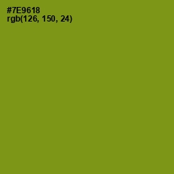#7E9618 - Trendy Green Color Image
