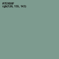 #7E9B8F - Oxley Color Image