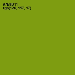 #7E9D11 - Limeade Color Image