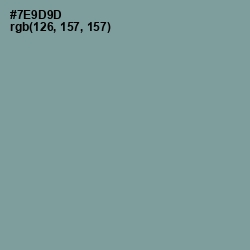 #7E9D9D - Juniper Color Image
