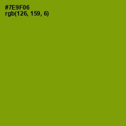 #7E9F06 - Limeade Color Image