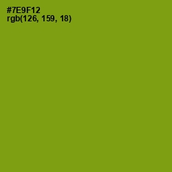 #7E9F12 - Limeade Color Image