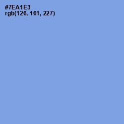 #7EA1E3 - Cornflower Blue Color Image