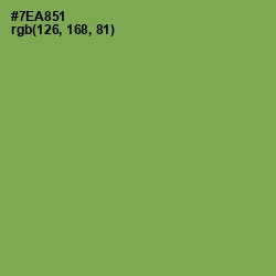 #7EA851 - Asparagus Color Image
