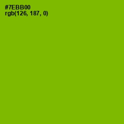 #7EBB00 - Lima Color Image