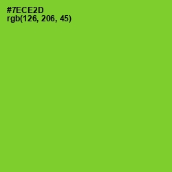 #7ECE2D - Chartreuse Color Image