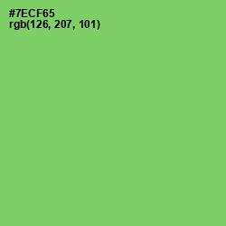#7ECF65 - Mantis Color Image