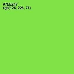 #7EE247 - Mantis Color Image