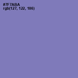 #7F7ABA - Deluge Color Image