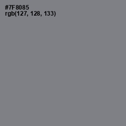 #7F8085 - Blue Smoke Color Image