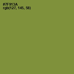 #7F913A - Wasabi Color Image