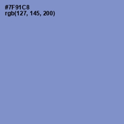 #7F91C8 - Danube Color Image