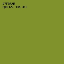 #7F922B - Wasabi Color Image