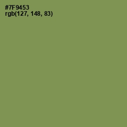 #7F9453 - Glade Green Color Image