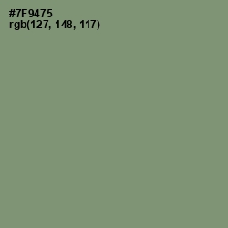 #7F9475 - Laurel Color Image