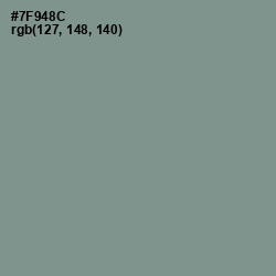 #7F948C - Oxley Color Image
