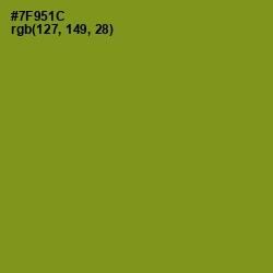 #7F951C - Trendy Green Color Image