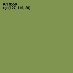 #7F9550 - Glade Green Color Image