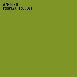 #7F9626 - Wasabi Color Image