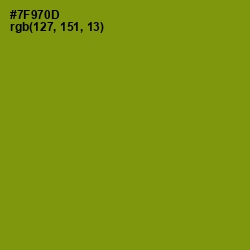 #7F970D - Trendy Green Color Image