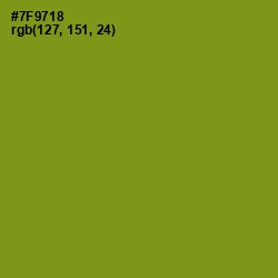 #7F9718 - Trendy Green Color Image