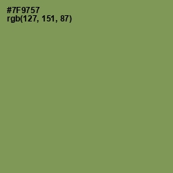 #7F9757 - Glade Green Color Image