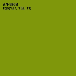 #7F980B - Limeade Color Image