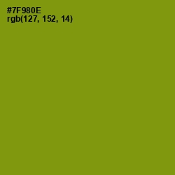 #7F980E - Trendy Green Color Image
