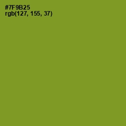 #7F9B25 - Wasabi Color Image
