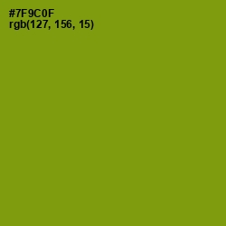 #7F9C0F - Limeade Color Image
