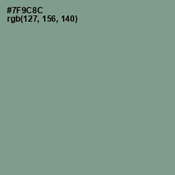 #7F9C8C - Oxley Color Image