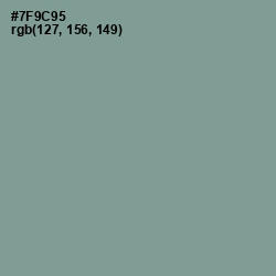 #7F9C95 - Oxley Color Image