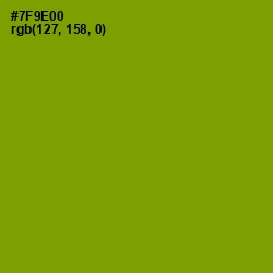 #7F9E00 - Limeade Color Image