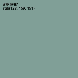 #7F9F97 - Oxley Color Image
