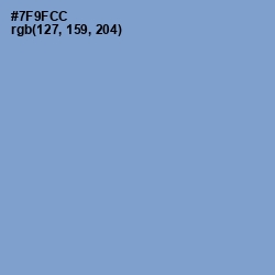 #7F9FCC - Danube Color Image