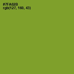 #7FA02B - Wasabi Color Image
