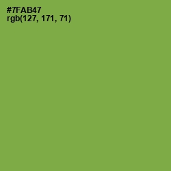 #7FAB47 - Asparagus Color Image