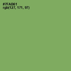 #7FAB61 - Fern Color Image