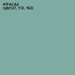 #7FACA2 - Gumbo Color Image