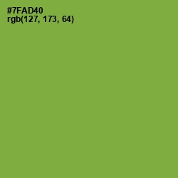 #7FAD40 - Asparagus Color Image