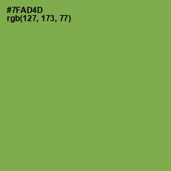 #7FAD4D - Asparagus Color Image