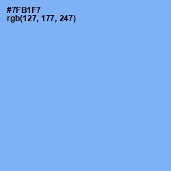 #7FB1F7 - Cornflower Blue Color Image