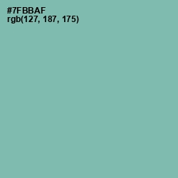 #7FBBAF - Acapulco Color Image
