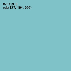 #7FC2C8 - Downy Color Image