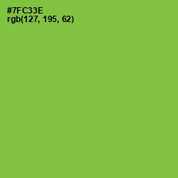 #7FC33E - Chartreuse Color Image
