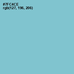 #7FC4CE - Bermuda Color Image