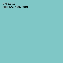 #7FC7C7 - Bermuda Color Image