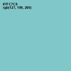 #7FC7C8 - Bermuda Color Image