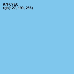 #7FC7EC - Malibu Color Image