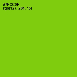 #7FCC0F - Chartreuse Color Image